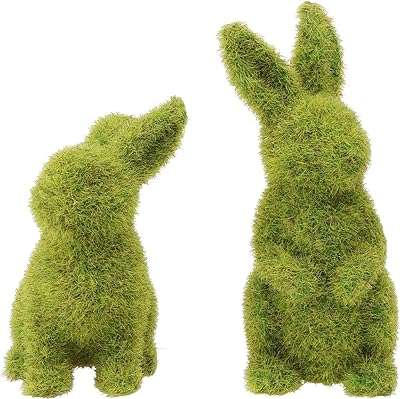 Statue d'inondation de lapin the white shop recouverte de mousse vert pâques. Bienvenue chez DIAYTAR COTE D'IVOIRE, votre destination en ligne de confiance pour des produits discount variés allant des indispensables de la maison aux appareils électroménagers dernier cri, en passant par l'informatique, la mode et les gadgets tendance. Explorez notre vaste sélection d'articles à prix réduits et faites des économies sans sacrifier la qualité.