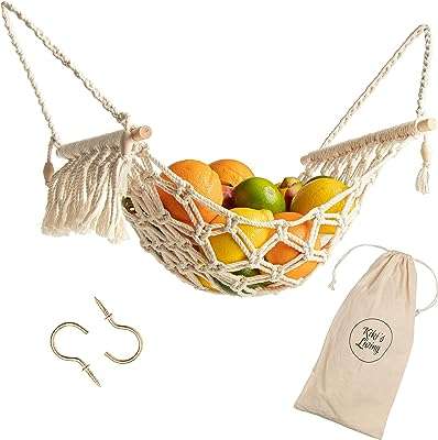 Kikies living hamac à fruits en macramé cuisine sous armoire porte fruits. Vous recherchez des produits discount de qualité ? Ne cherchez plus ! DIAYTAR COTE D'IVOIRE  propose une gamme étendue de produits allant de la maison à l'électroménager, de l'informatique à la mode. Faites des économies tout en comblant vos besoins avec notre boutique en ligne.
