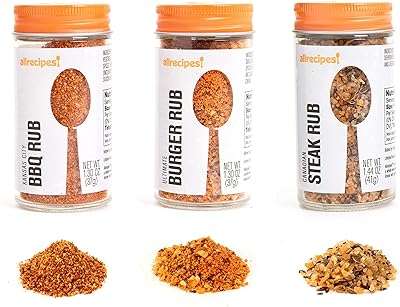 Allrecipes essential bbq rubs (steaks canadiens kansas city ultimate burger) dans des bocaux en verre. Ne dépensez pas une fortune pour obtenir ce que vous désirez ! Découvrez DIAYTAR COTE D'IVOIRE, votre boutique en ligne de référence pour des produits de qualité, allant de l'électroménager aux accessoires de mode, à des prix défiant toute concurrence.