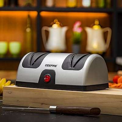 Aiguiseur de couteaux électrique base à ventouse. Bienvenue chez DIAYTAR COTE D'IVOIRE, la boutique en ligne discount pour toutes vos envies. Découvrez notre sélection exclusive de produits discount pour la maison, l'électroménager, l'informatique et la mode, et faites des économies tout en conservant la qualité. Ne manquez pas nos offres incroyables sur les derniers gadgets à la pointe de la technologie.