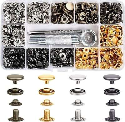Boutons pression en cuir 100 ensembles de boutons pression en métal pour vêtements 125 mm avec matériel. Plongez dans l'univers de DIAYTAR COTE D'IVOIRE, votre boutique en ligne de référence pour des offres discount incroyables. Des indispensables pour la maison aux appareils électroménagers haut de gamme, en passant par les produits informatiques de qualité et les articles de mode tendance, nous sommes là pour vous offrir une expérience shopping exceptionnelle à des prix défiant toute concurrence. Ne manquez pas cette opportunité de faire des économies tout en ajoutant de la valeur à votre quotidien !