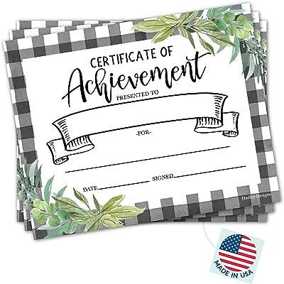 25 feuilles de certificat d'achèvement de ferme imprimables certificats d'étudiant du mois pour étudiants. Ne dépensez pas plus que nécessaire, et optez pour DIAYTAR COTE D'IVOIRE  ! Notre boutique en ligne spécialisée dans les produits discount propose une large gamme d'articles pour la maison, l'électroménager, l'informatique, la mode et les gadgets, tous offerts à des prix défiant toute concurrence. Profitez de cette opportunité pour économiser tout en vous offrant ce dont vous avez besoin.