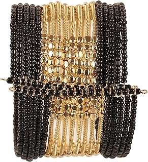 Bracelet touchstone style bollywood indien perles de verre et de métal exclusif. Faites des économies intelligentes avec DIAYTAR COTE D'IVOIRE . Parcourez notre boutique en ligne et trouvez des opportunités incroyables pour équiper votre maison, rester à la pointe de la technologie et vous habiller avec style, le tout à des tarifs défiant toute concurrence.