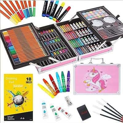 Beauty 145 pièces 2 deluxe art set enfants fournitures d'art pour dessin. DIAYTAR COTE D'IVOIRE  - votre partenaire pour un shopping discount en ligne réussi. Parcourez notre assortiment complet de produits discount, incluant tout ce dont vous avez besoin pour la maison, l'électroménager, l'informatique, la mode et les gadgets. Profitez de nos prix avantageux et faites des économies sur vos achats en ligne, sans compromis sur la qualité.