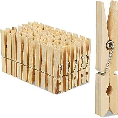 Pinces à linge relaxdays lot de 100 pièces grandes chevilles en bois pour travaux. Bienvenue chez DIAYTAR COTE D'IVOIRE, votre destination ultime pour des articles de qualité à prix cassés ! Explorez notre boutique en ligne regorgeant de produits discount, de la décoration d'intérieur aux appareils électroménagers en passant par l'informatique, la mode branchée et les gadgets innovants.
