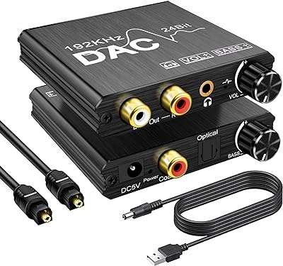 Convertisseur audio numérique vers analogique 192 khz avec réglage des basses. DIAYTAR COTE D'IVOIRE  - Votre destination en ligne pour des offres discount sur tout ! Parcourez notre vaste sélection de produits pour équiper votre maison avec des électroménagers, des articles de mode tendance et même des gadgets technologiques, le tout à des prix incroyables. Ne manquez pas nos super promotions et économisez dès aujourd'hui !