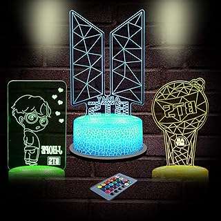 Lampe kpop 3d bts bangtan boys 3 modes 16 couleurs. Parcourez la boutique en ligne DIAYTAR COTE D'IVOIRE  et plongez dans un univers de bonnes affaires. Que vous ayez besoin de nouveaux appareils électroménagers, d'une garde-robe tendance ou des dernières nouveautés en matière de technologie, notre large gamme de produits discount vous offre la possibilité de faire des économies tout en vous faisant plaisir. Avec DIAYTAR COTE D'IVOIRE, profitez des meilleurs prix sans jamais compromettre la qualité.