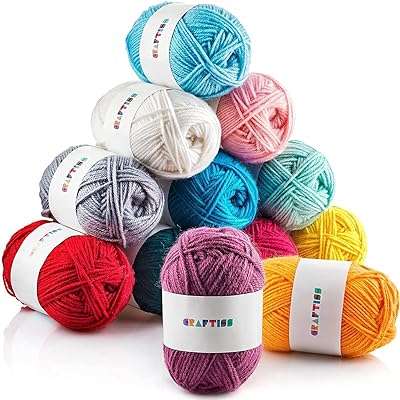 Goodrn diy ensemble de fils en pur coton fil acrylique pour tricot. Bienvenue chez DIAYTAR COTE D'IVOIRE, votre destination de choix pour dénicher des bonnes affaires en ligne. Explorez notre sélection de produits discount allant des indispensables de la maison aux dernières nouveautés informatiques et mode, et profitez de notre engagement à vous offrir des prix compétitifs.