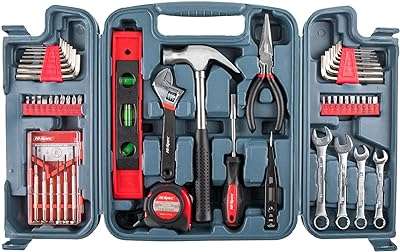 Ensemble d'outils domestiques hi spec de 53 pièces comprenant une clé. Économisez tout en vous faisant plaisir grâce à DIAYTAR COTE D'IVOIRE, votre boutique en ligne généraliste. Notre large gamme de produits, allant de la décoration de maison aux gadgets dernier cri, en passant par la mode et l'électroménager, vous permettra de trouver ce que vous désirez à prix réduits.