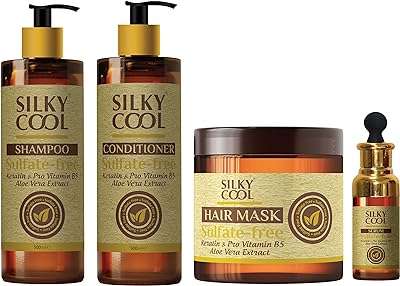 Silky cool sans sulfate avec kératine provitamine b5 et extrait d'aloe. DIAYTAR COTE D'IVOIRE  - votre guichet unique pour des produits discount dans tous les domaines. Redécorez votre maison, améliorez votre cuisine, restez à la pointe de la mode et profitez des derniers gadgets, le tout à des prix exceptionnels. Dites adieu aux achats coûteux et bienvenue aux bonnes affaires !