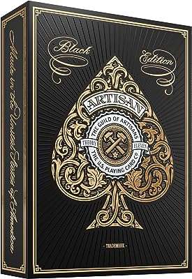 Cartes à jouer artisanales (noires). Faites des économies intelligentes sur DIAYTAR COTE D'IVOIRE, votre boutique en ligne de confiance. Avec notre large sélection de produits discount, incluant la maison, l'électroménager, l'informatique et la mode, vous trouverez tout ce dont vous avez besoin à des prix défiant toute concurrence. Ne manquez pas nos offres promotionnelles et commandez en toute simplicité dès maintenant!