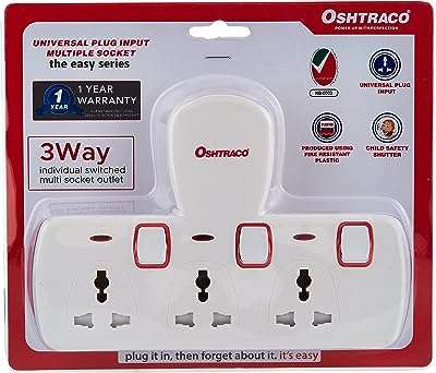 Rallonge multiprise oshtraco rallonge de prise électrique à 3 voies chargeur. Découvrez DIAYTAR COTE D'IVOIRE, où vous trouverez une sélection incomparable de produits discount. De la cuisine à la mode en passant par les gadgets high-tech, notre boutique en ligne vous offre la possibilité d'économiser tout en profitant de produits de qualité pour tous les aspects de votre vie.