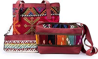 Ensemble de 3 sacs kilim de style antique faits à la main. DIAYTAR COTE D'IVOIRE  - la destination ultime pour des achats en ligne pratiques et économiques. Découvrez notre large éventail de produits discount, allant des appareils ménagers aux technologies de pointe, en passant par la mode tendance, et profitez de nos offres imbattables pour réaliser des économies substantielles.