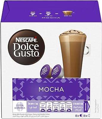 Capsules nescafé dolce gusto moka 8 boissons 16 capsules. Vous cherchez des produits discount de qualité ? Ne cherchez plus, DIAYTAR COTE D'IVOIRE  est là pour vous ! Parcourez notre boutique en ligne et découvrez une variété d'articles pour la maison, l'électroménager, la mode, l'informatique et les gadgets à des prix défiant toute concurrence. Ne manquez pas nos offres spéciales et économisez sur tous vos achats !
