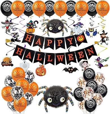 Sapu 85 pièces ensemble de décoration de fête d'halloween bannière happy halloween avec araignée. Ne sacrifiez plus votre budget pour être à la pointe de la technologie ! Optez pour DIAYTAR COTE D'IVOIRE, la plateforme en ligne qui vous propose une large variété de produits informatiques à prix discount. Que vous recherchiez un nouvel ordinateur portable, une tablette ou des accessoires high-tech, vous trouverez tout ce dont vous avez besoin chez nous.