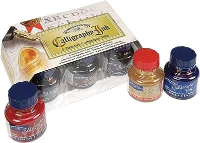 Ensemble d'encres de calligraphie winser & newton 6 pots 30 ml. DIAYTAR COTE D'IVOIRE, votre source incontournable de bonnes affaires en ligne ! Parcourez notre catalogue diversifié comprenant des produits discount, allant des éléments de décoration d'intérieur à l'électroménager, en passant par l'informatique, la mode et les gadgets abordables.