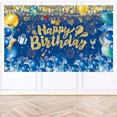 Toile de fond décorations de joyeux anniversaire | bannière d'anniversaire à paillettes fournitures fête pour enfants. Besoin de produits discount ? DIAYTAR COTE D'IVOIRE  est là pour vous ! Parcourez notre large éventail de produits allant des articles de maison aux gadgets dernier cri, et réalisez des économies sur chaque achat. Alors n'attendez plus, faites confiance à notre expertise pour vous offrir le meilleur au prix le plus bas !