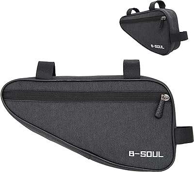 Sac de rangement triangulaire pour cadre supérieur de vélo robuste sac. Bienvenue chez DIAYTAR COTE D'IVOIRE, votre guichet unique pour des achats discount en ligne. Parcourez notre catalogue étendu et trouvez des articles variés, allant de l'électroménager pratique à la dernière mode, le tout à des prix imbattables. Profitez de la qualité sans compromis tout en maximisant vos économies chez nous.