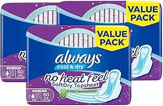 Grandes serviettes hygiéniques épaisses always cool & dry avec ailes paquet de 60. Achetez malin sur DIAYTAR COTE D'IVOIRE  ! Notre boutique en ligne généraliste propose une large gamme de produits discount allant des articles pour la maison, à la mode en passant par l'électroménager et l'informatique. Profitez de nos offres imbattables et faites des économies dès aujourd'hui !
