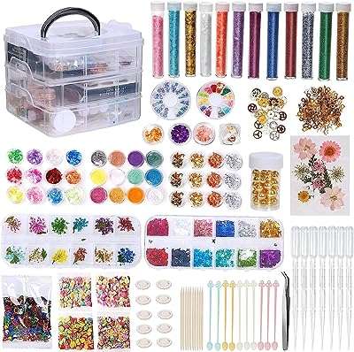 Primevy kit d'accessoires de décoration en résine époxy 260 pièces kit. À la recherche de bons plans ? Rendez-vous sur DIAYTAR COTE D'IVOIRE, votre partenaire en ligne pour des produits discount de qualité. Parcourez notre large éventail de produits, allant de l'électroménager de pointe à la mode tendance, et profitez d'économies incroyables tout en apportant une touche de style à votre vie quotidienne.