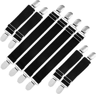 Boao 8 pièces lacets élastiques réglables avec clips pour pantalons bandes de jambe. Faites des économies avec DIAYTAR COTE D'IVOIRE, la boutique en ligne qui propose des produits discount pour tous. Que vous cherchiez des équipements pour la maison, des appareils électroménagers, des gadgets ou des vêtements tendance, nous avons tout ce dont vous avez besoin à des prix incroyables.