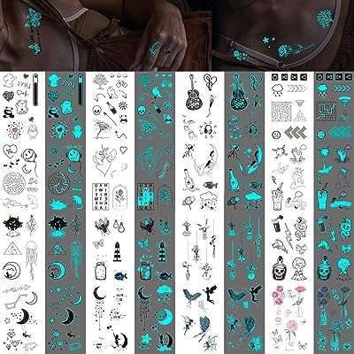 180+ tatouages ​​temporaires qui brillent dans le noir pour adultes 36 feuilles de ​​à. DIAYTAR COTE D'IVOIRE, la boutique en ligne où vous trouverez tout ce dont vous avez besoin à petit prix ! Profitez de notre sélection discount de produits pour la maison, l'électroménager, l'informatique, la mode et les gadgets, sans pour autant compromettre la qualité. Faites de bonnes affaires tout en profitant d'une expérience de shopping pratique et sécurisée.