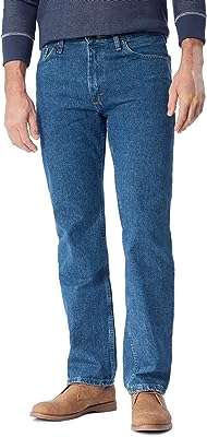 Jean extensible classique à 5 poches wrangler classic relax fit pour hommes. Ne cherchez plus, DIAYTAR COTE D'IVOIRE  est le site discount ultime pour toutes vos envies shopping. Laissez-vous surprendre par notre gamme variée, allant des produits pour la maison aux accessoires high-tech indispensables à la vie moderne, et bénéficiez des prix les plus bas du marché. Explorez notre boutique en ligne dès aujourd'hui et faites de bonnes affaires en un clic !