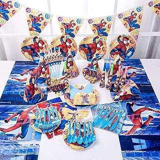 Vaisselle highland spiderman de fête jetable pour enfants de 142 pièces. Économisez tout en vous faisant plaisir grâce à DIAYTAR COTE D'IVOIRE, votre boutique en ligne généraliste. Notre large gamme de produits, allant de la décoration de maison aux gadgets dernier cri, en passant par la mode et l'électroménager, vous permettra de trouver ce que vous désirez à prix réduits.