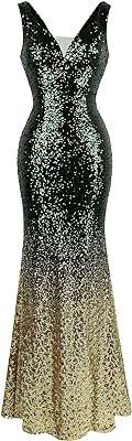 Robe de soirée à paillettes gatsby col en v et des années 1920 pour femmes. Découvrez DIAYTAR COTE D'IVOIRE, la référence en matière d'achat malin en ligne, vous proposant une large gamme de produits allant de la mode aux articles informatiques, avec des réductions exceptionnelles.