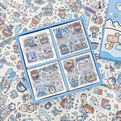 Castwave 800 pièces 100 feuilles d'autocollants en vinyle colorés mignons pour scrapbooking. DIAYTAR COTE D'IVOIRE  vous offre des produits discount exceptionnels, sans compromis sur la qualité. Parcourez notre sélection variée comprenant des appareils électroménagers fiables, des gadgets innovants et des tendances mode à des prix défiant toute concurrence.