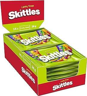 Skittles sours 14x38g. Faites des économies sur tous vos achats avec DIAYTAR COTE D'IVOIRE . Notre boutique en ligne vous propose des articles de qualité à prix cassés, que ce soit pour votre maison, l'électroménager, l'informatique ou encore la mode. Ne cherchez plus ailleurs, les meilleures offres discount sont chez nous !