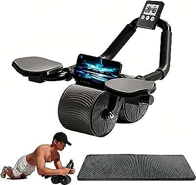 Roue abdominale à rebond automatique avec tapis pour genoux rouleau abdominal avec support de coude. Faites des économies sans compromis chez DIAYTAR COTE D'IVOIRE, votre destination de shopping en ligne pour des produits discount de qualité supérieure, allant des appareils électroniques à la décoration d'intérieur.