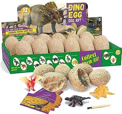 Ensemble d'œufs à creuser pour enfants paquet surprise avec 12 cadeaux scientifiques uniques. DIAYTAR COTE D'IVOIRE, votre adresse incontournable pour des produits discount à portée de clic. Faites des économies sur vos achats en explorant notre large gamme d'articles variés, allant des produits de la maison aux gadgets dernier cri, sans oublier les équipements informatiques et les articles à la mode.