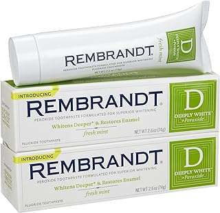 Dentifrice au fluor rembrand menthe 26 oz paquet de 2. Avec DIAYTAR COTE D'IVOIRE, achetez malin et économisez sur tous vos achats en ligne. Profitez de réductions exceptionnelles sur une multitude de produits, du petit électroménager aux vêtements et accessoires tendance. Optimisez votre budget avec DIAYTAR COTE D'IVOIRE  dès aujourd'hui !