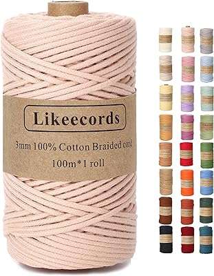 Cordon en coton tressé de 3 mm x 109 m cordon. Faites des économies sans compromettre votre satisfaction avec DIAYTAR COTE D'IVOIRE . Notre boutique en ligne propose une variété de produits discount dans différentes catégories, de l'électronique à la mode. Trouvez tout ce dont vous avez besoin à des prix imbattables !