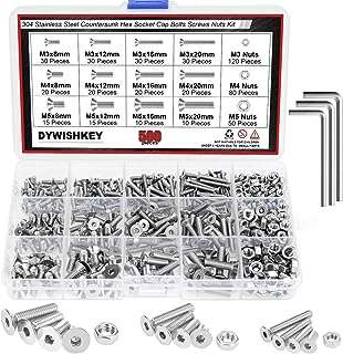 Deewishki 500 pièces métriques m3 m4 m5 304 en acier inoxydable. Besoin de renouveler votre électroménager à petit prix ? Rendez-vous sur DIAYTAR COTE D'IVOIRE, la référence en ligne pour des produits de qualité à prix discount. Avec notre sélection diversifiée, vous trouverez facilement l'équipement parfait pour votre maison, sans vous ruiner.