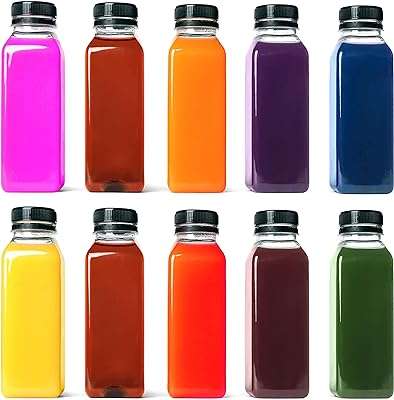 Hyfy [10 pcs] bouteilles de jus en plastique de 500 ml transparent 16 oz avec bouchons. Vous recherchez des produits de qualité à prix imbattable pour améliorer votre quotidien ? DIAYTAR COTE D'IVOIRE  est votre solution discount pour tous vos besoins maison et bien-être. Des articles de bricolage aux accessoires de beauté, en passant par le linge de maison, notre catalogue répondra à toutes vos attentes sans pour autant peser sur votre porte-monnaie.