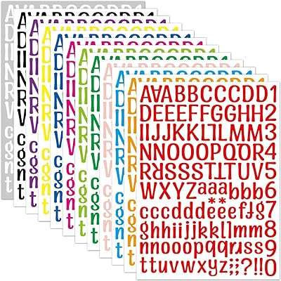 Honpolo lettres et chiffres anglais autocollant coloré décoration de bouteille d'eau. Parcourez DIAYTAR COTE D'IVOIRE, votre plateforme en ligne incontournable pour l'achat de produits discount. Que vous recherchiez des articles pour votre maison, des outils électroniques ou des accessoires de mode, nous avons tout ce qu'il vous faut à des prix incroyables, sans compromettre la qualité.