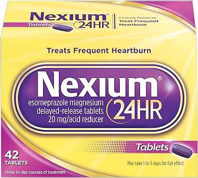 Comprimé réducteur d'acide nexium 24 heures 42 unités (paquet de 2). Découvrez DIAYTAR COTE D'IVOIRE, votre destination incontournable pour des achats discount en ligne. Notre magasin généraliste propose une vaste gamme de produits, allant des articles ménagers pratiques aux appareils électroménagers de pointe, en passant par les gadgets multimédias les plus récents et les vêtements tendance. Faites des économies substantielles tout en vous offrant des produits de la plus haute qualité !
