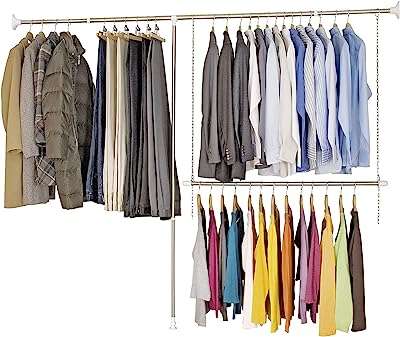 Wenko système de portant à vêtements télescopique 3 pièces acier inoxydable. À la recherche de bons plans ? Rendez-vous sur DIAYTAR COTE D'IVOIRE, votre partenaire en ligne pour des produits discount de qualité. Parcourez notre large éventail de produits, allant de l'électroménager de pointe à la mode tendance, et profitez d'économies incroyables tout en apportant une touche de style à votre vie quotidienne.