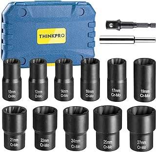 Jeu d'extracteurs d'écrous de roue thinkpro 13 pièces outil de douille de retrait. DIAYTAR COTE D'IVOIRE  est le rendez-vous incontournable des chasseurs de bonnes affaires. Parcourez notre catalogue en ligne et trouvez tout ce dont vous avez besoin pour équiper votre maison, de l'électroménager à l'informatique en passant par les dernières tendances en matière de mode. Profitez de nos prix discounts pour réaliser de véritables économies.