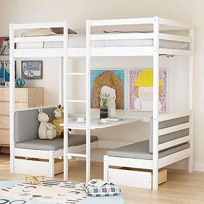 Lit superposé double multifonctionnel avec bureau inférieur pour adolescents meuble. Découvrez DIAYTAR COTE D'IVOIRE, la boutique en ligne qui vous propose une large gamme de produits discount, de l'électroménager à la mode en passant par l'informatique. Bénéficiez de prix avantageux et d'une expérience de shopping en ligne pratique et économique.