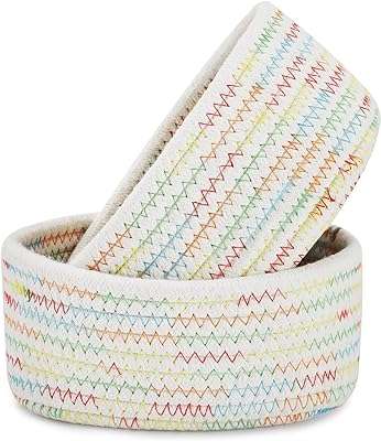 【paquet de 2】mini paniers tissés uppinkle petits rangement ovales plats panier vide en corde. Préparez-vous à économiser gros avec DIAYTAR COTE D'IVOIRE  ! Notre boutique en ligne généraliste propose une large sélection de produits discount, des indispensables de la maison aux appareils électroménagers dernier cri, en passant par l'informatique et les articles de mode tendance. Ne manquez pas nos offres exceptionnelles !