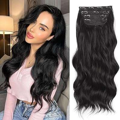 20 pouces extensions de cheveux à clips longs ondulés noirs. Découvrez DIAYTAR COTE D'IVOIRE  et préparez-vous à vivre l'expérience d'achat en ligne ultime. Notre boutique propose une gamme complète de produits discount, de la maison aux appareils électroniques, en passant par la mode, offrant ainsi des solutions abordables pour tous vos besoins.