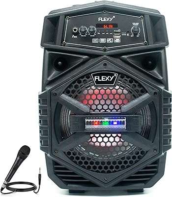 Haut parleur de sonorisation portable 2 voies flexy 300 w avec radio. DIAYTAR COTE D'IVOIRE  - Le paradis des bonnes affaires en ligne ! Avec notre large éventail de produits discount, vous trouverez tout ce dont vous avez besoin à des prix incroyablement bas. Des articles pour la maison aux appareils électroménagers, des ordinateurs aux vêtements à la mode, des gadgets uniques aux accessoires indispensables, nous sommes votre guichet unique pour des économies inégalées !