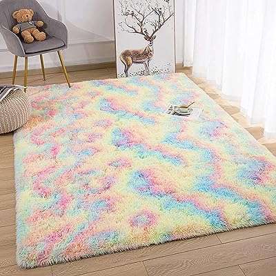 Tapis d'intérieur moderne super doux au design arc en ciel 140 x 200 cm tapis de luxe. Vous voulez dépenser moins tout en obtenant plus ? DIAYTAR COTE D'IVOIRE  est là pour vous ! Profitez de nos offres exceptionnelles sur une large gamme de produits, allant des articles ménagers à l'électroménager, en passant par les gadgets et la mode. Faites des économies sans compromettre la qualité.