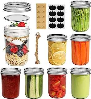 Comsafe petits pots mason de 8 onces paquet à bouche régulière avec couvercles. Ne payez pas le prix fort lorsque vous pouvez obtenir des produits discount de qualité chez DIAYTAR COTE D'IVOIRE  ! Notre boutique en ligne généraliste regorge d'offres incroyables pour la maison, l'électroménager, l'informatique et la mode. Faites des économies dès maintenant et découvrez notre sélection à prix réduits.