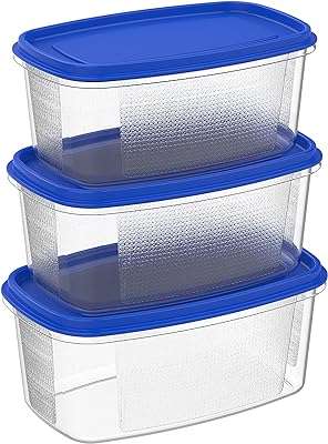 Ensemble de récipients de conservation ovales cosmoplast 750 ml 15 l 25 l 4 l. DIAYTAR COTE D'IVOIRE  deviendra rapidement votre référence pour tous vos besoins discount en ligne. Découvrez notre vaste assortiment de produits allant des indispensables de la maison aux dernières innovations technologiques, en passant par les vêtements et les accessoires de mode à prix cassés. Profitez de notre offre exceptionnelle dès maintenant !