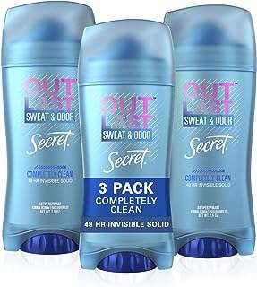 Déodorant solide invisible secret outlast pour femme parfaitement propre 75 ml paquet de 3. Besoin de produits à petit prix ? Faites confiance à DIAYTAR COTE D'IVOIRE, la boutique en ligne idéale pour réaliser des économies sur tous vos achats. Parcourez notre catalogue de produits discount, de la maison à l'électroménager, en passant par l'informatique et la mode. Ne vous privez pas et profitez des meilleurs prix du marché en faisant vos emplettes chez nous !