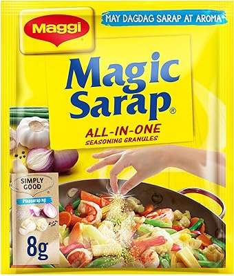 Pack d'assaisonnements maggi magic mirage tout en un 12 x 8 g is_best_seller. À la recherche de bonnes affaires ? DIAYTAR COTE D'IVOIRE  vous offre une large gamme de produits discount pour la maison, l'électroménager, l'informatique, la mode et les gadgets. Profitez de prix imbattables sans sacrifier la qualité !